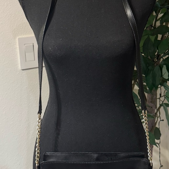 Kate Spade New York Montford Park Straw & Black w/ Gold Crossbody Bag / Purse - Picture 12 of 16